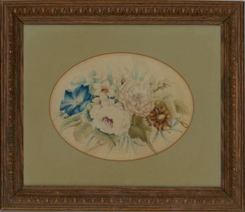 19th Century Watercolour - Floral Study