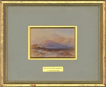 Thomas Charles Leeson Rowbotham - 1869 Watercolour, Ben Nevis From Banavie