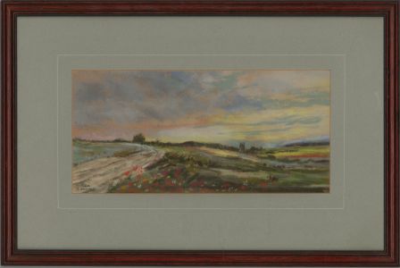 Ken Starke - 20th Century Pastel, Poppies on the Heath