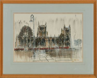 Patrick Geoffrey Collins (b.1936) - 1981 Pen and Ink Drawing, Special Occasion