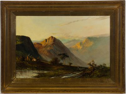 W. Richardson - Late 19th Century Oil, View of Pitlochry