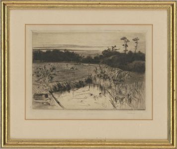 Edward Millington Synge ARE (1860-1913) - Late 19th Century Etching, Pont Avon