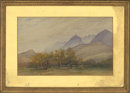 Edward Strutt PC FRS (1801-1880) - Watercolour, Dowdeswell Deer Forest