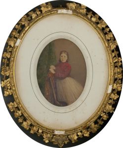 Oval Ornate Gilt Frame For Restoration