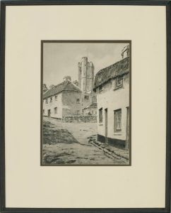 Henry E. Foster (1921-2010) - 1968 Pen and Ink Drawing, Ilsington, South Devon