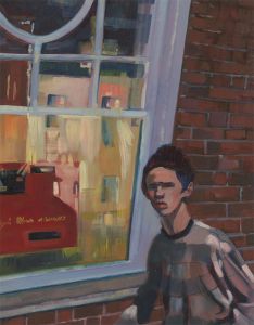 John Cherrington (1931-2015) - 20th Century Oil, Lively Street Scene