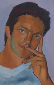 John Cherrington (1931-2015) - 20th Century Oil, Posing Male Portrait