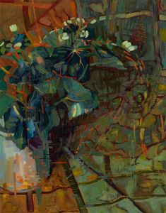 John Cherrington (1931-2015) - Fine 1988 Oil, Still Life, Vase of Flowers