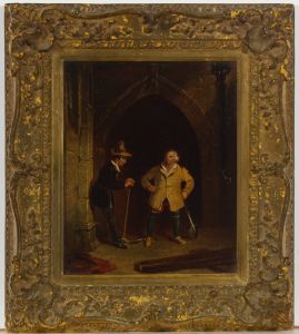 Fine Late 19th Century Oil - The Gravediggers
