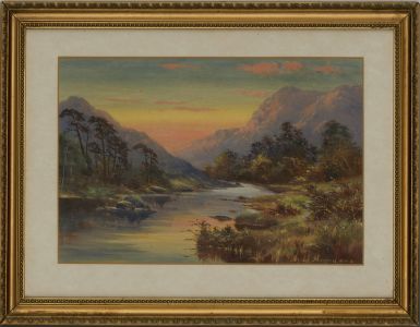Alfred Harford RWA (1848-1915) - Late 19th Century Oil, River Valley
