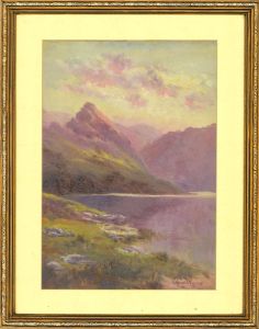 Alfred Harford RWA (1848-1915) - Signed & Framed Oil, Highland Scene