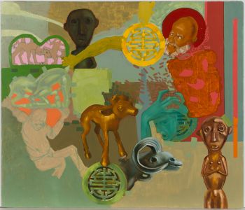 John Cherrington (1931-2015) - 2004 Oil, Abstract Composition V