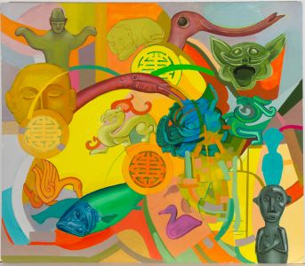 John Cherrington (1931-2015) - 2014 Oil, Abstract Composition VIII