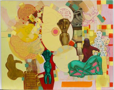 John Cherrington (1931-2015) - 2004 Oil, Abstract Composition X