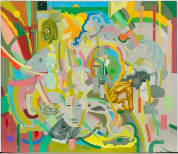 John Cherrington (1931-2015) - 2009 Oil, Abstract Composition XVI