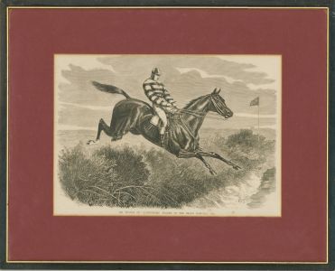 After John Sturgess (c.1869-1903) - Framed 1881 Wood Engraving, Grand National