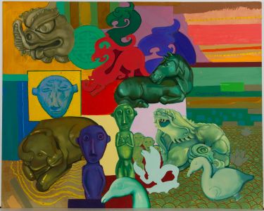 John Cherrington (1931-2015) - 20th Century Oil, Abstract Composition XXII