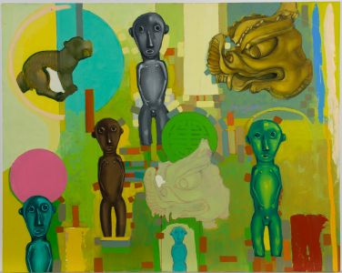 John Cherrington (1931-2015) - 2004 Oil, Abstract Composition XXIII