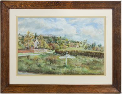 Romala Vaisey - Signed & Framed Mid 20th Century Pastel, Royston