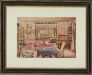 F.A. Merivale - Late 19th Century Watercolour, Pontesbury Rectory, Shropshire