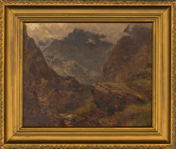 Charles Edward Roe - Late 19th Century Oil, Snowdon