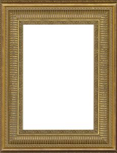 20th Century - Fluted Cove Gilt Picture Frame