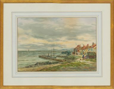 John Hamilton Glass SSA (1820-1885) - Mid 19th Century Watercolour, Lower Largo