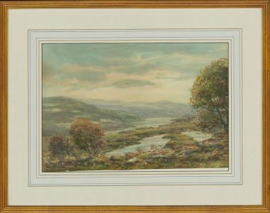 John Hamilton Glass SSA ARSA - 19th Century Watercolour, A Highland Tarn