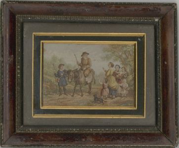 A Pair of Late 19th Century Baxter Method Prints - Country Life Scenes