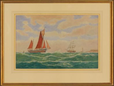George Stanfield Walters - Signed 19th Century Watercolour, Sailing Ships