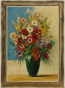 Walter Taylor (1875-1965) - Signed Late 19th Century Oil, Still Life of Flowers