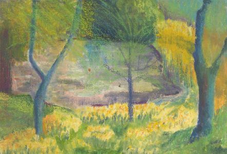 Edith Birkin (1927-2018) - 20th Century Oil, Summertime Trees