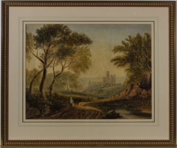 Framed Late 19th Century Watercolour - Rural Landscape