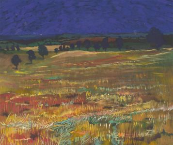 Edith Birkin (1927-2018) - 20th Century Oil, Hazy Landscape