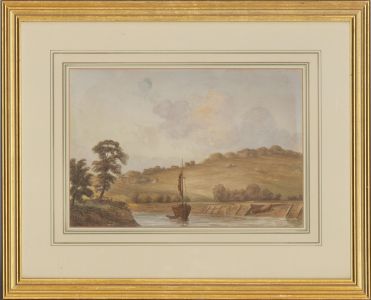 Att. Robert Weir Allan RWS RSW NEAC (1852-1942) - Watercolour, River Dart