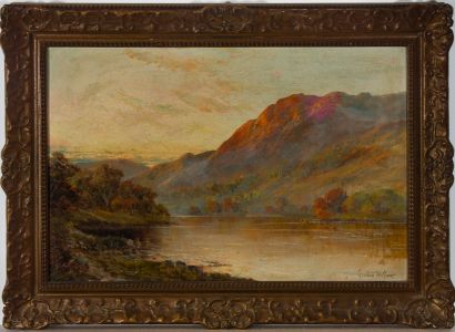 Francis E. Jamieson (1895-1950) - Framed Early 20th Century Oil, A Scottish Loch