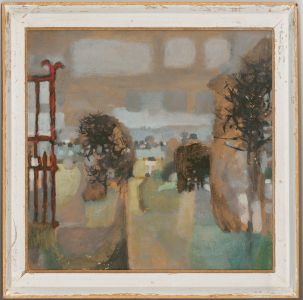 John Ivor Stewart PPPS (1936-2018) - Framed Oil, Frosty Winter Morning