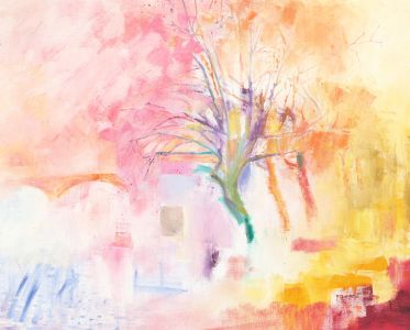 John Ivor Stewart PPPS (1936-2018) - Contemporary Oil, Trees in Autumn