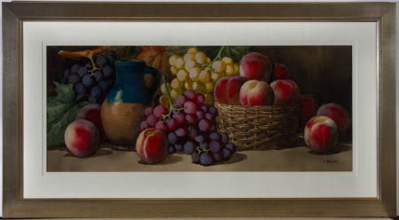 Giovanni Barbaro (1864-1915) - Late 19th Century Watercolour, Mixed Fruit Study
