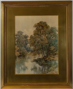 Nathaniel Everett Green (1823-1899) - Late 19th Century Watercolour, The Wharfe