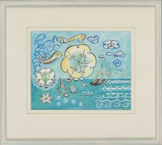 Edward Morgan (1933-2009) - Signed & Framed Watercolour, Seagulls Playing