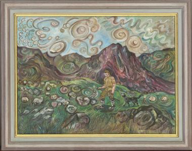 Edward Morgan (1933-2009) - Fine 1997 Oil, Mount Tryfan, Wales