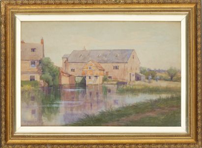 William T. Wright (1851–1917) - Signed & Framed Watercolour, The Water Mill