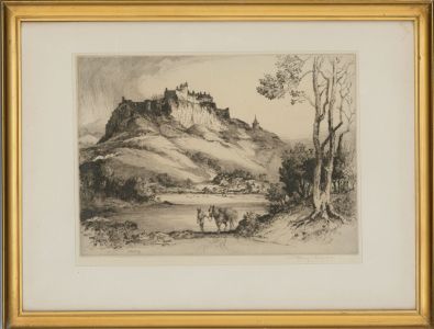 Albany E. Howarth ARE (1872-1936) - Signed Etching, Stirling Castle