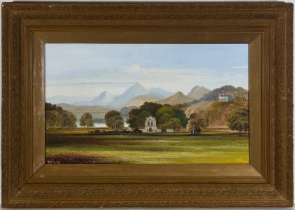 Arthur F. Allwright - Framed 1898 Oil, Ochtertyre, Perthshire