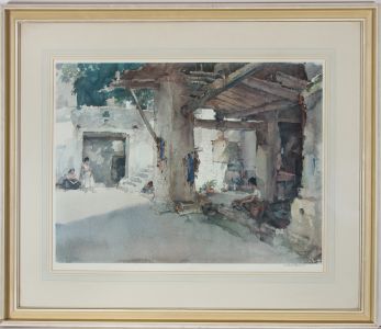 William Russell Flint (1880-1969) - Signed Digital Print, St Martin d'Ardeche