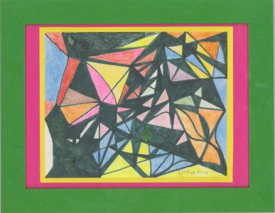 Leonard Manasseh RA PPRWA (1916-2017) - 2012 Pen and Ink Drawing, Geometric I