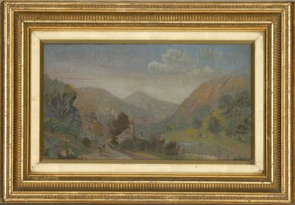 W.S.B - Late 19th Century Oil, The Mountain Walk