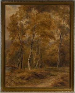 John Steeple (1823-1887) - 1882 Watercolour, Beech Wood, Betws-y-Coed