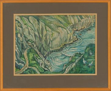 Edward Morgan (1933-2009) - 20th Century Watercolour, Perranporth, Cornwall